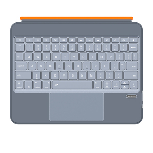 New Luxury 360 Swivel Wireless for 5.3 Keyboard Case for iPad <strong>Air</strong> 11 M2 2024 7-Color RGB Backlight Built-in <strong>Trackpad</strong> - Product Image 6