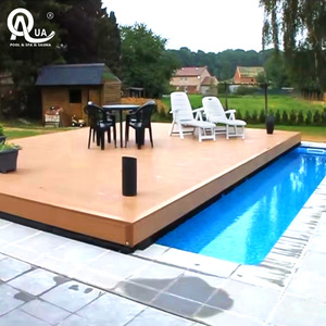 Water Crown Intelligent Auto <b>Sliding</b> Pool Cover Waterproof Dustproof Moving Cover For <b>Large</b> Commercial Swimming Pools - Product Image 6