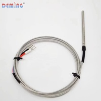 Shielded Metal Probe Temperature Sensor Industrial Use Anti Interference Design for Equipment Temperature Monitoring Detection