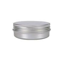 Mini boîtes en métal personnalisées de 10/15/20/25/30/50/100/150ML avec logo imprimé petites boîtes en aluminium pour cosmétiques, thé, bonbons, bocal à vis