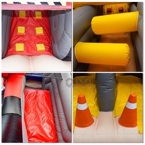 Grand château gonflable rebondissant pas cher, maison de saut gonflable d'extérieur avec toboggan pour adultes et enfants - Product Image 4