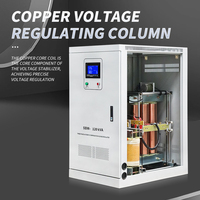 Prix usine 120KVA régulateur de tension automatique AC 380V triphasé Servo moteur contrôle cuivre matériel pour SBW utilisation en usine