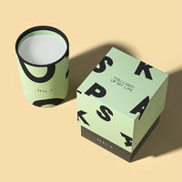 Boîte d'emballage en papier de luxe personnalisée, idéale pour un ensemble de diffuseurs de roseaux, une bougie parfumée, un parfum
