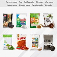 Machine d'emballage et de scellage automatique VFFS pour sachets stick, pour poudre alimentaire sèche, poudre de masala, avec remplissage par pesage et lavage
