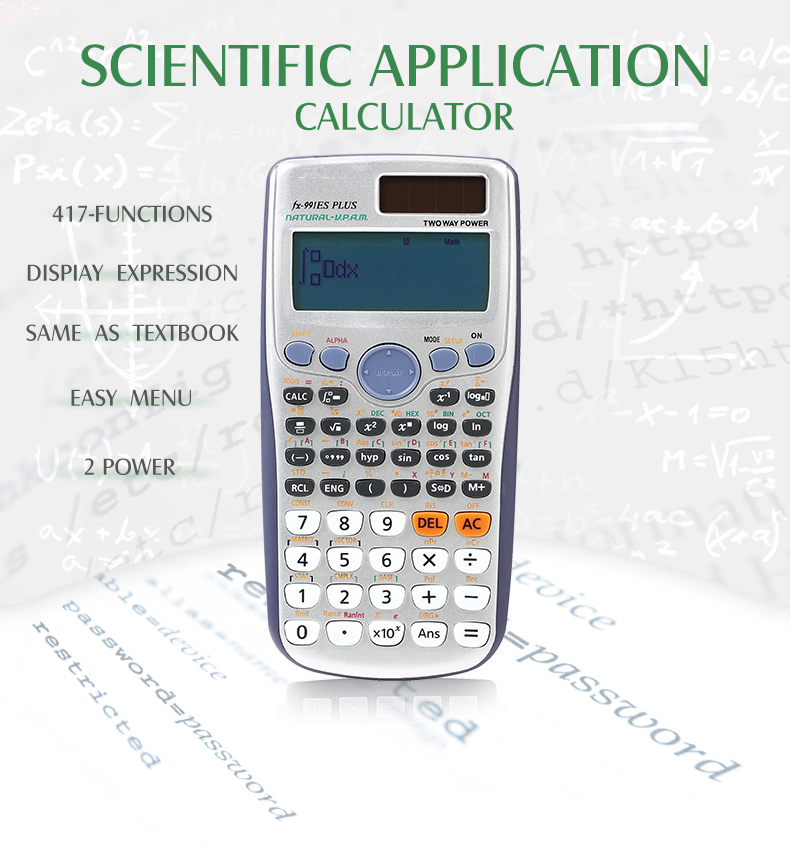 Фирменный FX-991es плюс электронный калькулятор с индивидуальным логотипом