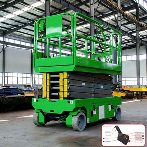 CE Rong Yu 4m-18m Mini Schaarhoogwerker Elektrische Steiger met Stalen Platform 80-1000kg Draagvermogen - Product Image 1