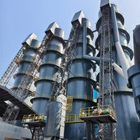 Four rotatif miniature à haute efficacité, four à gaz, usine de production de chaux à vendre