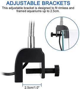 Gako 7W Smd 5730 Led <span class=keywords><strong>Aquarium</strong></span> Clip Licht, Aluminium Shell Mini <span class=keywords><strong>Twinstar</strong></span> <span class=keywords><strong>Aquarium</strong></span> Licht, Wit Blauwe Kleur <span class=keywords><strong>Aquarium</strong></span> Verlichting Te Koop - Product Image 6