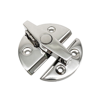 HAICE Nouveau Loquet à Bouton Rotatif en Acier Inoxydable 316 de 60x55mm pour Véhicule, Bateau, Kayak, Yacht, Quincaillerie de Pont