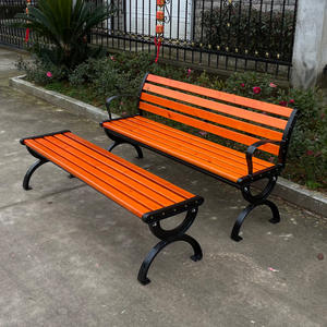 Fer antirouille Anti-corrosion plastique bois <span class=keywords><strong>Composite</strong></span> conseil parc <span class=keywords><strong>jardin</strong></span> <span class=keywords><strong>banc</strong></span> <span class=keywords><strong>de</strong></span> coulée avec dossier <span class=keywords><strong>banc</strong></span> <span class=keywords><strong>de</strong></span> loisirs en plein air - Product Image 2