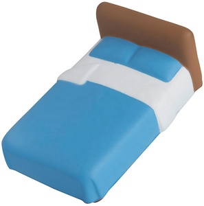 สินค้าส่งเสริมการขาย ลูกบอลบีบคลายเครียดรูปเตียงแบบเรียบ - Product Image 1