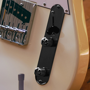 Placa de Control de Acero de 32 mm con Ranura para Interruptor en Ángulo para <span class=keywords><strong>Guitarra</strong></span> Eléctrica Fender <span class=keywords><strong>Telecaster</strong></span> - Product Image 2