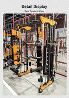 Équipement de gymnastique commercial de vente chaude station multifonctionnelle machine de gymnastique de smith machine de gymnastique de poids de pile