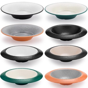 Xiangyuan Meimei <b>melamine</b> straw hat <b>plate</b>, hotel restaurant <b>plate</b>, high-end Western-style <b>plate</b>, soup <b>plate</b>, deep vegetable - Product Image 1