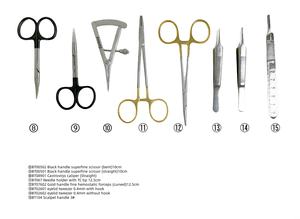 Baitang Medical Double Eyelid Instruments Set com Cirúrgico Pinça de pálpebra Scissor Needle Holder Eye Design Tool <span class=keywords><strong>Fine</strong></span> <span class=keywords><strong>Retractor</strong></span> - Product Image 4