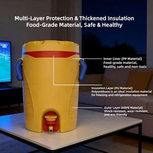 Hot Selling Outdoor Insulated <b>Cooler</b> Bucket Set Multi-Functional Portable <b>Cooler</b>/Warmer for <b>Drinks</b>, Beverages - Product Image 4