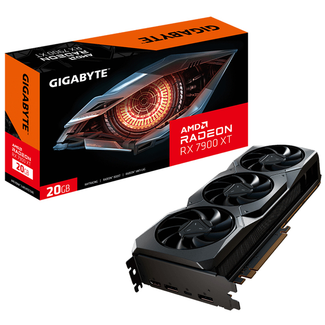 GIGABYTE AMD Radeon RX 7900 XT 20G Gaming Graphics Card with 20GB GDDR6 320-bit Memory Interface Support X670E Motherboard