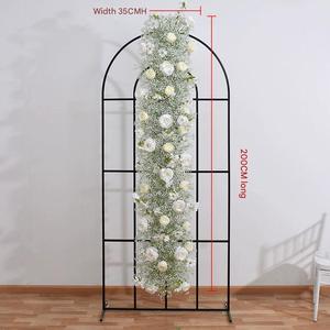 LO-685 Atacado Guirlanda Floral Artificial de Gipsofila Branca de 2m para Decoração de Mesa de Casamento, Arco e Cenário - Product Image 4