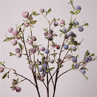 Tuinbouw Fruitversieringen Lange tak Met vorst bedekte mini-appels Grappige planten Kunstmatige bloemen Herfstarrangementen Accessoires