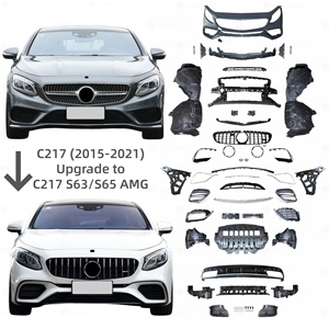 Kit Carrozzeria in Plastica PP di Alta Qualità Design S65/S63, Accessori Griglia Paraurti per Mercedes-Benz Classe <span class=keywords><strong>S</strong></span> Coupé W217 C217 2014-2021 - Product Image 1