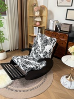 Fauteuil à bascule en bois de luxe nordique moderne, écologique et durable pour salon, bureau à domicile, hôtel, appartement, villa