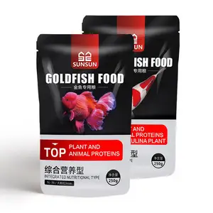 SUNSUN goldfish koi fish food spirulina color-enhancing fish food