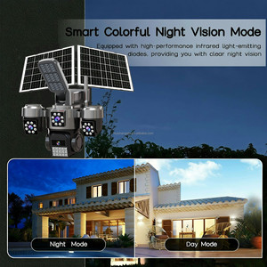 Hieasy 12X Zoom 4 Objektiv AOV PTZ IP 4G Sim-Karte Solar kamera Außen 10K 4 Bildschirme WiFi-Überwachung Drahtlose CCTV-Überwachungs kameras - Product Image 4