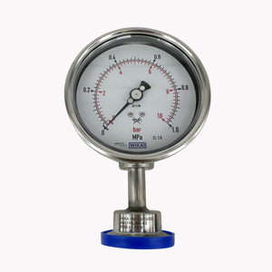 Wika Bourdon Rohr manometer Modell PGE23 990.22 Edelstahl Hochwertiges Produkt - Product Image 1