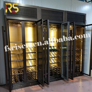 Professional Temperature Controlled Wine Cooler Cabinet Fridge with Glass Door & Led Light for Home Bar <b>Storage</b> Display Wine - Product Image 4