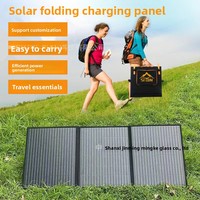 Panneau solaire pliable MK 100W en PET, 23% d'efficacité élevée, cellules monocristallines en silicium de 182 mm pour les applications d'alimentation en camping