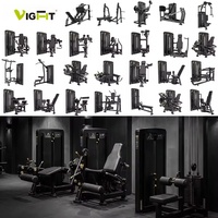 VIGFIT - Máquinas de Entrenamiento de Fuerza Profesionales de Alta Resistencia y Equipo de Cardio para Gimnasios, Juego Completo