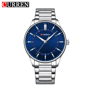Montre à quartz de luxe CURREN 8430 pour homme, montre de mode pour homme, acier inoxydable, étanche, lumineuse, date, carrée - Product Image 3