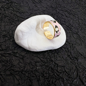 Turkish Devil Eye Enamel Open <b>Ring</b> <b>Adjustable</b> Index Finger <b>Ring</b> Unisex Jewelry Gift Yiwu Origin JZ 002 - Product Image 2