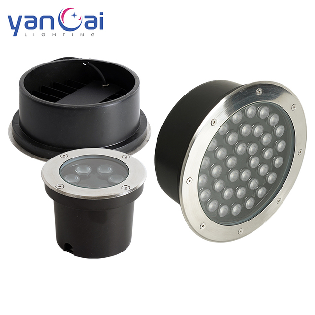 Outdoor Led Underground Light Inground Lamp Ip66 Rgb Garden Ground Step Spotlight Pathway Recessed Deck Lights LED Lights