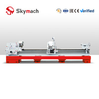 Tour à métaux manuel CA6261C avec vis de guidage de précision pour la coupe conique et la finition des surfaces sur les composants industriels