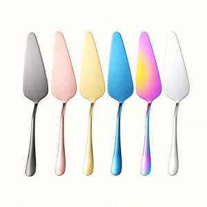 Spatule à tarte dentelée en acier inoxydable simple avec logo personnalisé pour couper et servir les desserts, les pizzas, les gâteaux - Respectueuse de l'environnement, compatible lave-vaisselle - Product Image 2