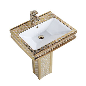 Inodoro de una pieza con forma cuadrada, diseño floral de cerámica, esmalte Chaozhou 2020, doble descarga, inodoro inteligente dorado, montado en el suelo. - Product Image 3