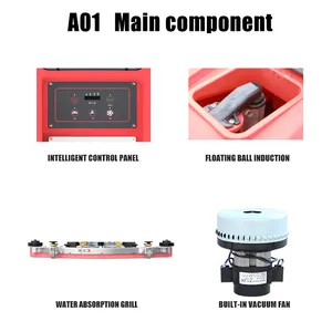 Bo Shuo bateria de lítio automática para lavar pisos industriais, lavadora profissional manual