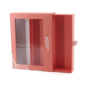 Tùy chỉnh giấy ngăn kéo các tông Quà Tặng Bọc trượt kéo ra Hộp bao bì với rõ ràng PVC chết cắt cửa sổ - Product Image 6