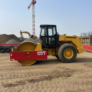 รถบดอัดดิน 12 ตัน แบบสั่นสะเทือน มือสองจากสวีเดน Dynapac รุ่น Ca25d Ca30d Ca301d รถบดถนนสำหรับขาย - Product Image 1
