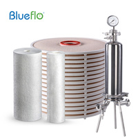 5 Mikron 20 "40 10 Inci Filter Sedimen Filter Inti Kartrid Mencair untuk Penyaringan Penyaringan Air