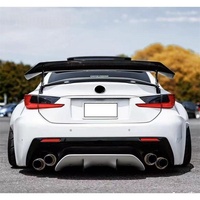 Kit de carrocería ancha Rocket Bunny de fibra de resina para Lexus RCF (modelos 2014-2018), con alerón delantero, difusor trasero, faldones laterales y guardabarros.