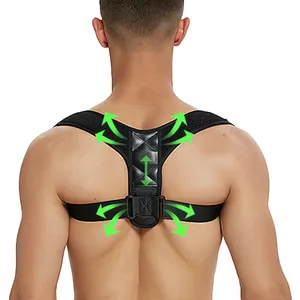 Hot Sales Adjustable Posture Corrector Back Upper Pain Support Brace Belt Back Support for Neck Shoulder Clavicle