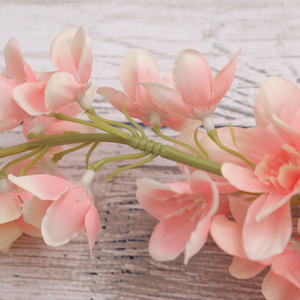 Simulation de fleurs violettes de 86cm, 1 pièce, fleurs artificielles en soie véritable, tactile, pour décoration de mariage, DS002 - Product Image 6