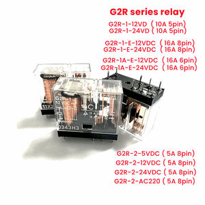 Relais de puissance G2R-1-E 12VDC G2R-2 24VDC AC220V 5A 8 broches G2R-1 10A 5 broches G2R-1-E-24VDC 16A DC 5V 12V 24V G2R - Product Image 2