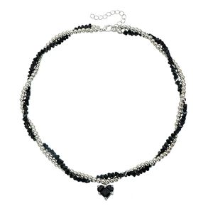 Y2K แฟชั่นหวานใจน่ารักสร้อยคอหรูหราสำหรับสาวอินเทรนด์มีสไตล์เครื่องประดับลูกปัดสำหรับผู้หญิงสุภาพสตรีอุปกรณ์เสริมหญิง - Product Image 1