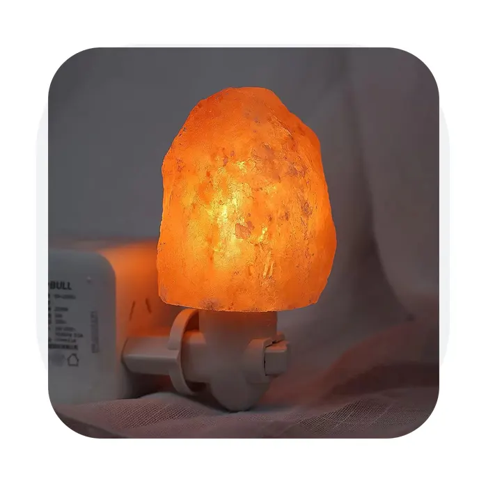 Lampada da parete in cristallo rosa lampada da sale naturale artigianale Dimmer Rock Original Quality Eu & Sea Plug sale himalayano lampada