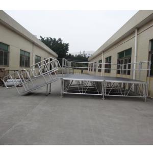 เวทีไม้กลางแจ้งปรับความสูงได้สำหรับทำกิจกรรมกลางแจ้งแบบแยกส่วน - Product Image 1