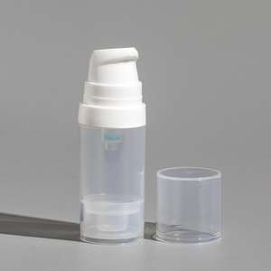 Juego de botellas de plástico PP para cosméticos, botellas de viaje <span class=keywords><strong>sin</strong></span> aire personalizadas, <span class=keywords><strong>protector</strong></span> <span class=keywords><strong>solar</strong></span> para loción, bomba de presión al vacío, botella de prueba de 10ml - Product Image 3