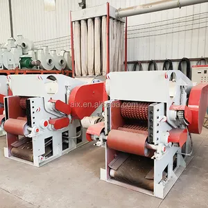 China industrial drum wood chipper machine wood processing chipper